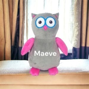 Pinky de Uil Grijs met naam