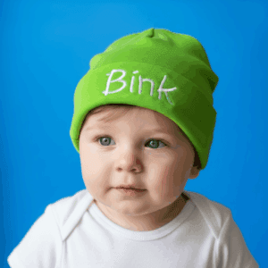 Jongens baby muts met naam