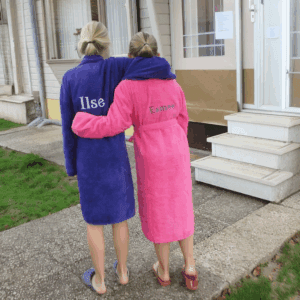 Kinder badjas 2 kleuren 152-164