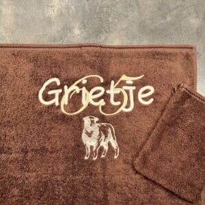 Handdoek naam, leeftijd en schaap