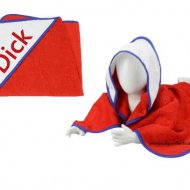 Babycape rood-wit-blauw  