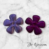 Bloemen satijn paars 45mm  