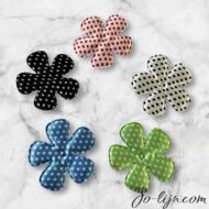 Bloemen met stip 45mm  